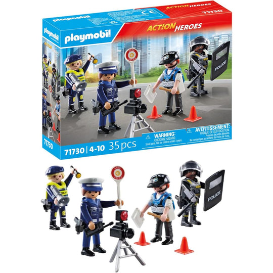 Playmobil 71730 Action Heroes Police Figures Set