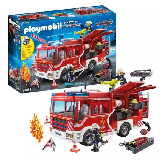 Playmobil 9464 City Action Fire Engine with Working Water Cannon