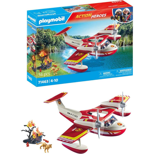 Playmobil 71463 Action Heroes Firefighting Seaplane