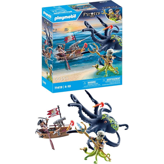 Playmobil 71419 Pirate vs Deeper Battle with the Giant Octopus