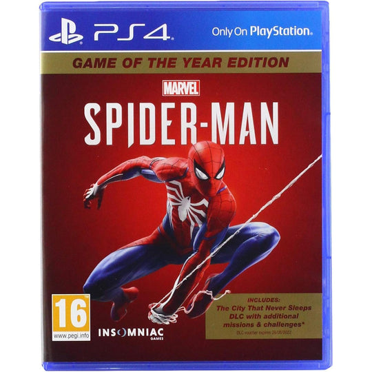 Playstation 4 PS4 Marvel Spider-Man Video Game (Game of the Year Edition)