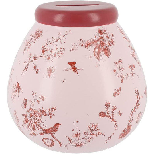 Pot of Dreams Ceramic Money Box Lillies