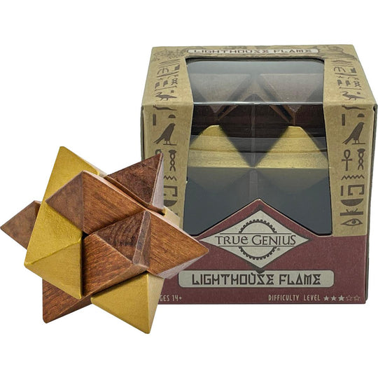 Project Genius 3D Brainteaser Puzzle - Lighthouse Flame