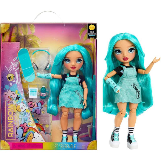 Rainbow High New Friends Blu Brooks Fashion Doll & Accessories