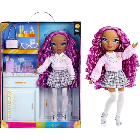 Rainbow High New Friends Lilac Lane Fashion Doll & Accessories