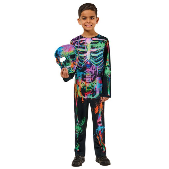 Rubies Bonesky Graffiti Skeleton Child Halloween Fancy Dress