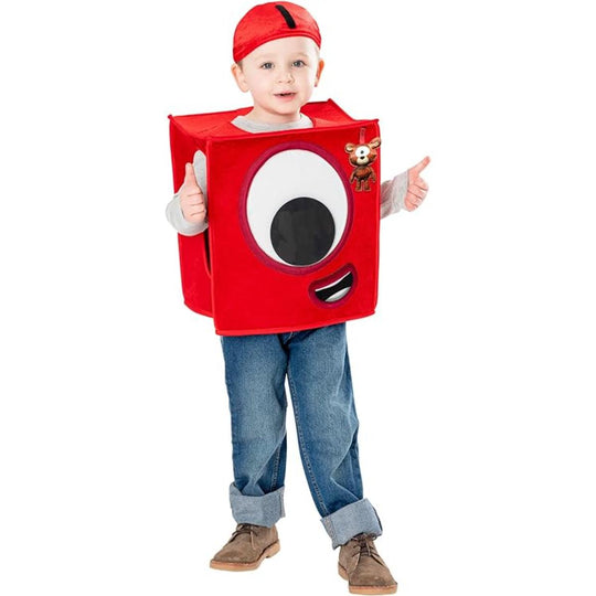 Rubies CBeebies Numberblocks Number One Child Fancy Dress Costume