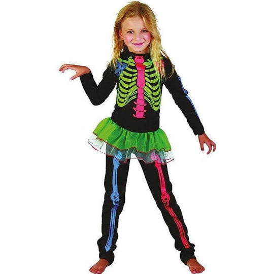Rubies Childs Skeleton Girl Costume