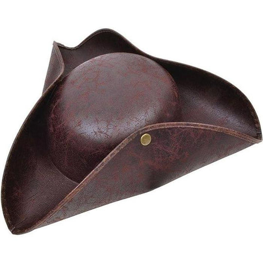 Rubies Forum Pirate Tricorn Hat Adult Pirate Fancy Dress - Brown