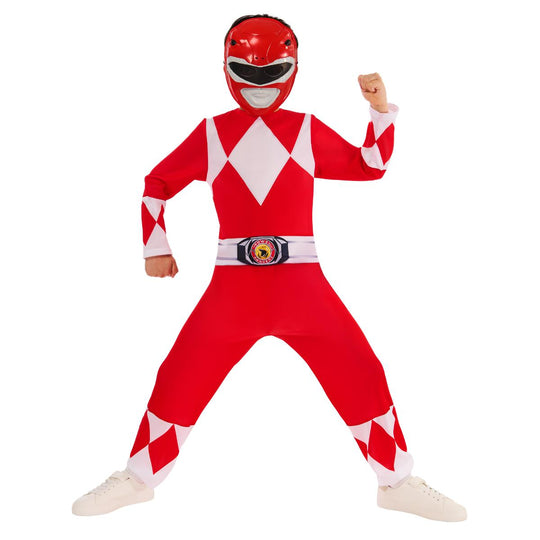 Rubies Power Ranger Mighty Morphin Red Ranger Child Fancy Dress Costume