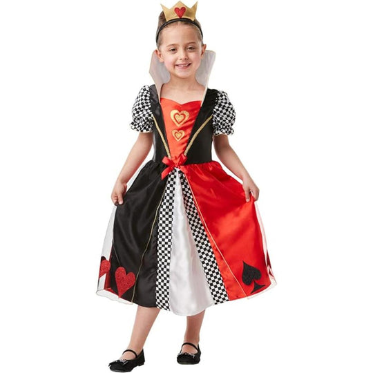 Rubie's Queen of Hearts Alice in Wonderland Girl's Fancy Dress Costume