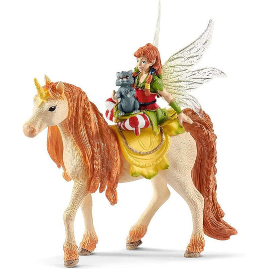 Schleich Bayala Figure - Fairy Marween with Glitter Unicorn