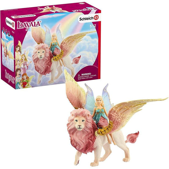 Schleich Bayala Figure - Fairy in Flight on Winged Lion