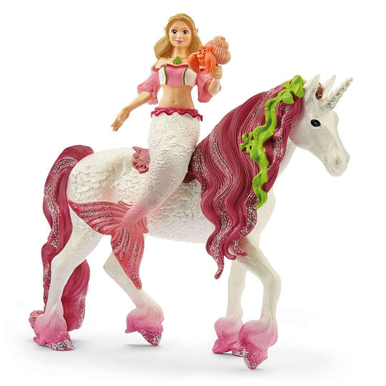 Schleich Bayala Figure - Mermaid Feya on Underwater Unicorn