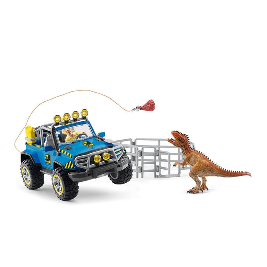 Schleich Dinosaur Off-Road Vehicle with Dino Outpost