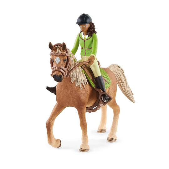 Schleich Horse Club Figure - Sarah & Mystery