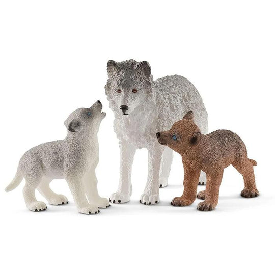 Schleich Wild Life Figure - Mother Wolf with Pups