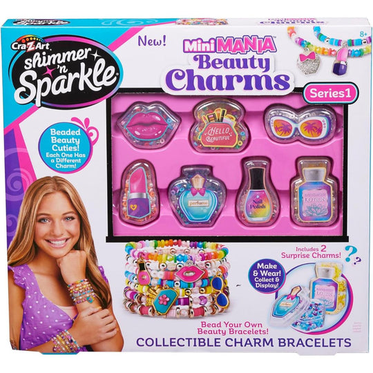Shimmer N Sparkle Mini Mani Beauty Charms Bracelet Making Kit