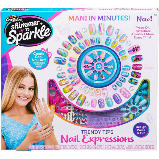Shimmer N Sparkle Trendy Tips Nail Expressions