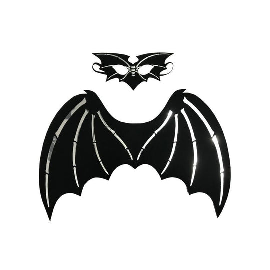 Skeleton Wings & Mask - Rubies Adult Fancy Dress