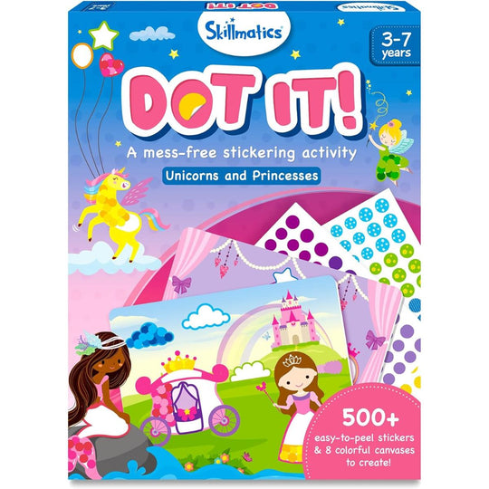 Skillmatics Dot It Sticker Art - Unicorns & Princesses