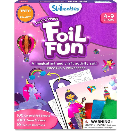 Skillmatics Foil Fun Art Kit - Unicorns & Princesses
