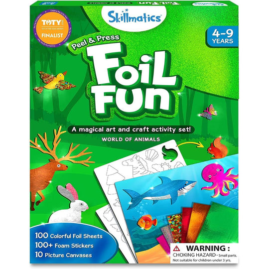 Skillmatics Foil Fun Art Kit - World of Animals