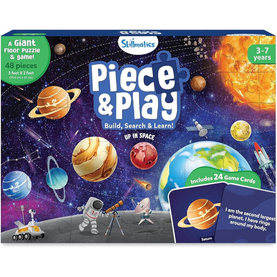 Skillmatics Piece & Play 48 Piece Jigsaw Puzzle - Space