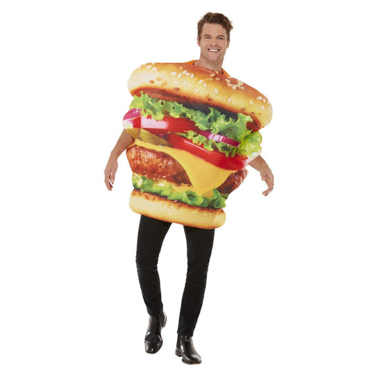 Smiffys Burger Adult Fancy Dress Costume