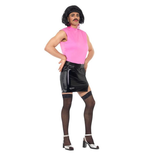 Smiffys Queen Break Free Housewife Men's Fancy Dress Costume
