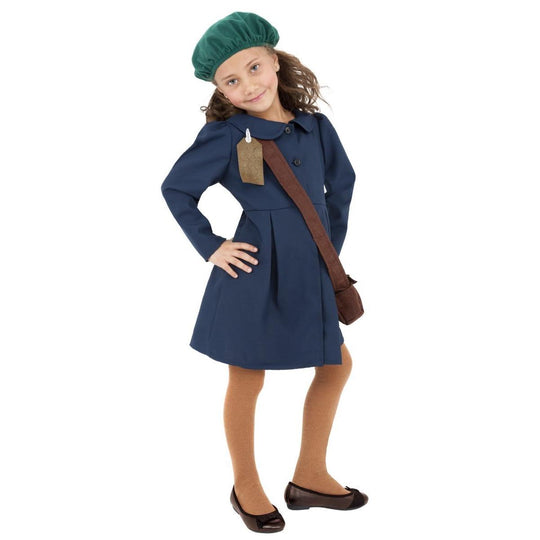 Smiffys World War II Evacuee Girl Fancy Dress Costume