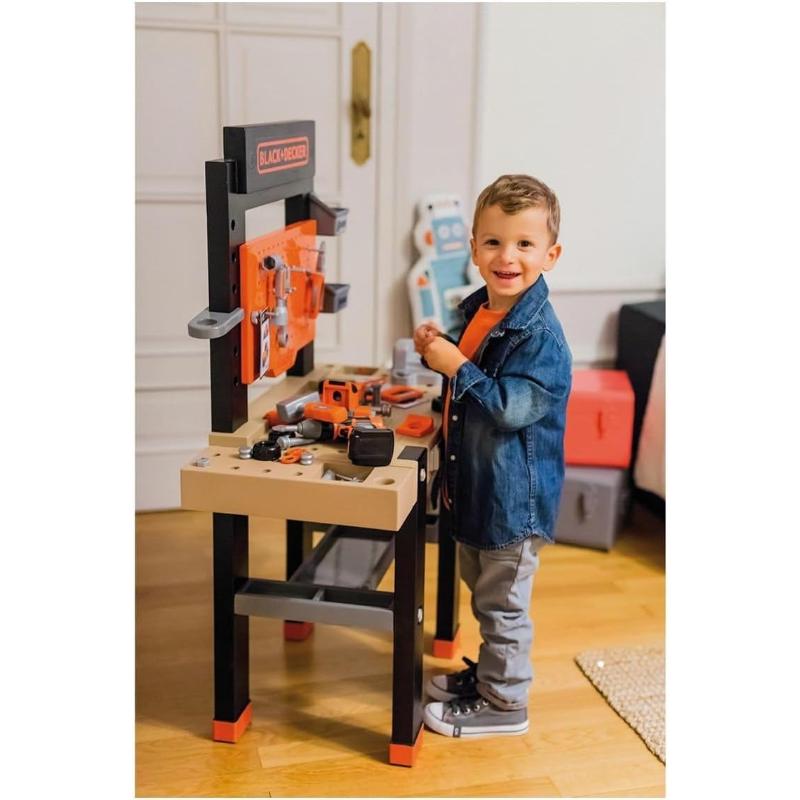 Smoby Black Decker Bricolo Builder speelgoed werkbank Smoby Black Decker Bricolo Builder speelgoed werkbank