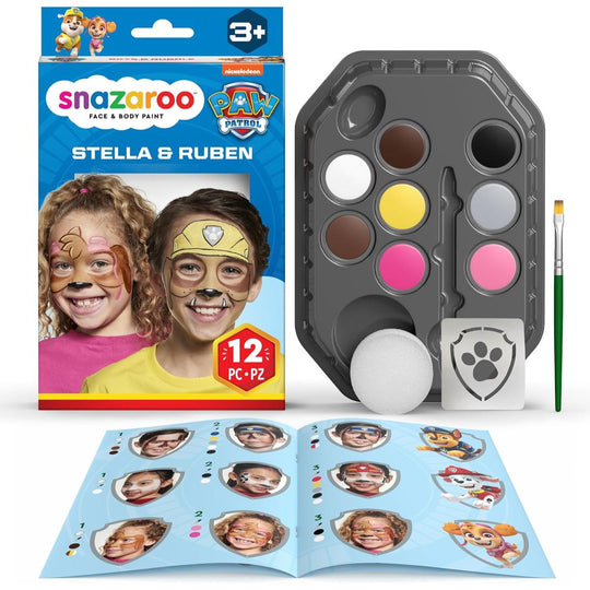 Snazaroo Paw Patrol Face Painting Kit - Skye & Rubble