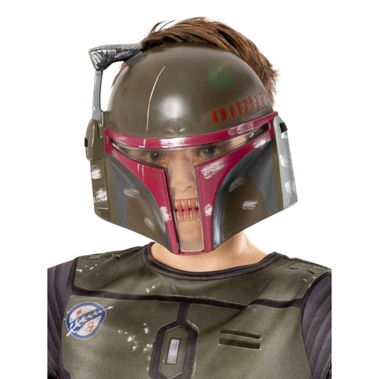 Star Wars Book of Boba Fett Mask - Rubies Child Fancy Dress Accessory