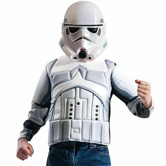 Star Wars Stormtrooper Deluxe Padded Costume Top & Helmet Set