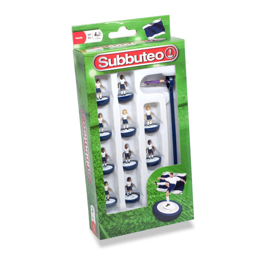 Subbuteo Football Team Players Set - White & Blue