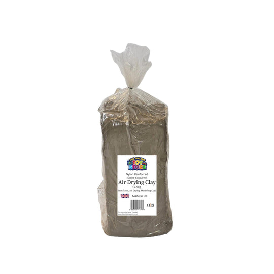The Online Toy Store Air Drying Clay - Stone - 12.5kg