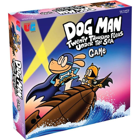 University Games Dog Man 20,000 Fleas Under The Sea Board Game