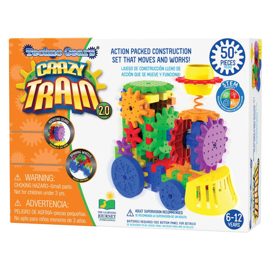 University Games Techno Gears Construction Set - Train