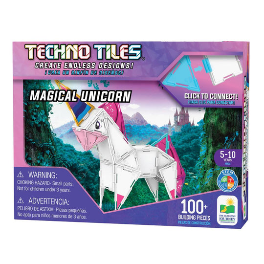 University Games Techno Tiles Construction Set - Unicorn