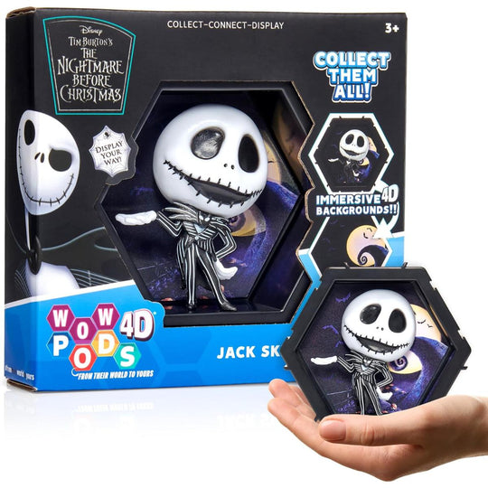 WOW Stuff! Pods 4D Connectable Collection - Disney Jack Skellington