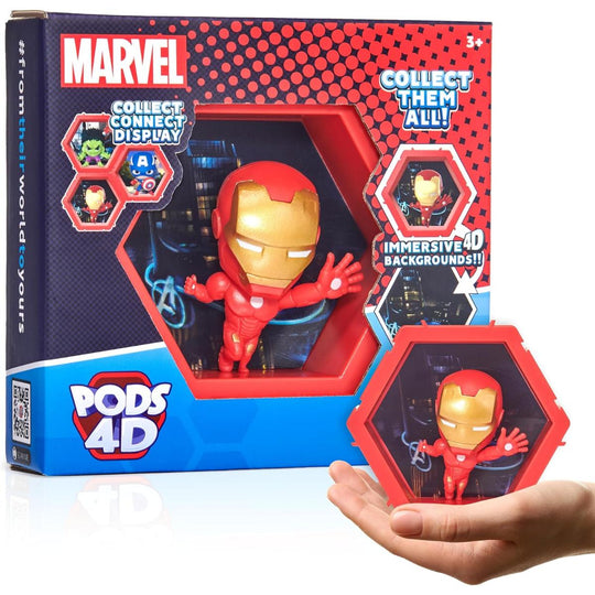 WOW Stuff! Pods 4D Connectable Collection - Marvel Iron Man