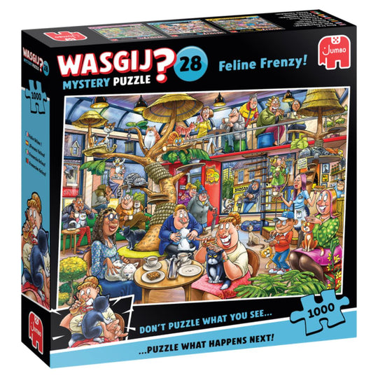 Wasgij Mystery 28 - Feline Frenzy! 1000 Piece Jigsaw Puzzle