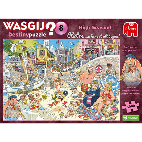 Wasgij Retro Destiny 8 - High Season 1000 Piece Jigsaw Puzzle