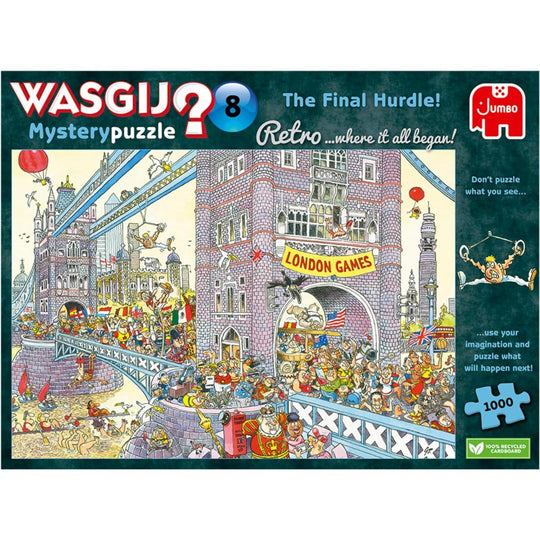 Wasgij Retro Mystery 8 - The Final Hurdle 1000 Piece Jigsaw Puzzle