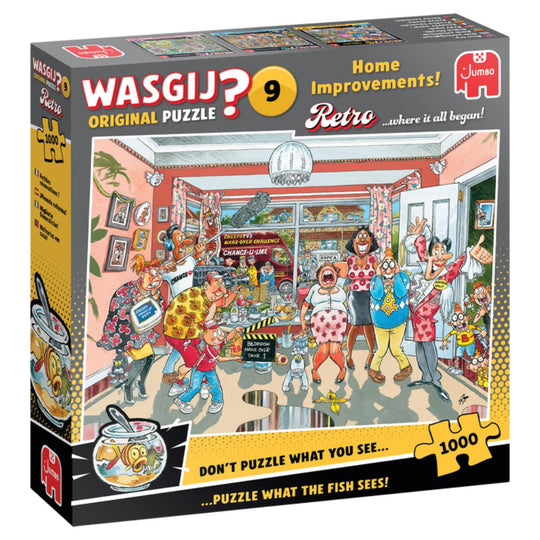 Wasgij Retro Original 9 - Home Improvements! 1000 Piece Jigsaw Puzzle