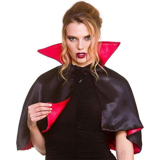 Wicked Costumes Adult Deluxe Lined Mini Vampire Cape