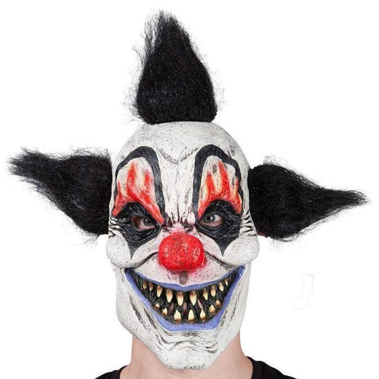 Wicked Costumes Adult Latex Mask - Crazy Clown