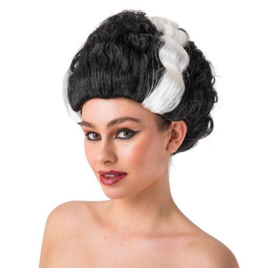 Wicked Costumes Bride of Frankenstein Wig Adult Halloween Fancy Dress