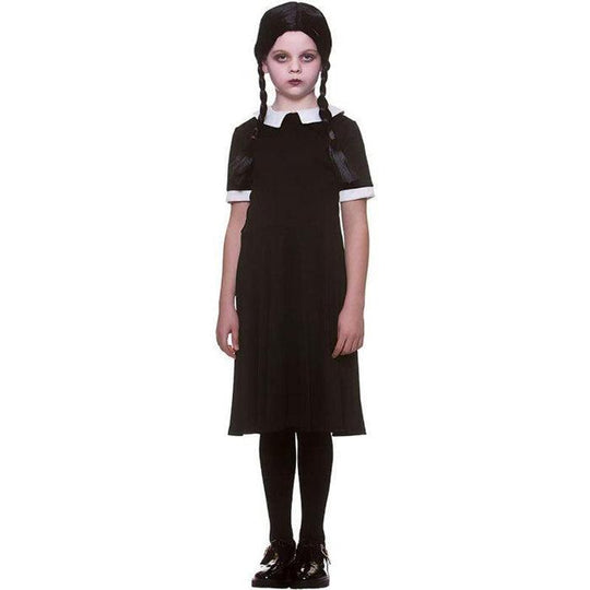 Wicked Costumes Child Girls Creepy School Girl with Wig